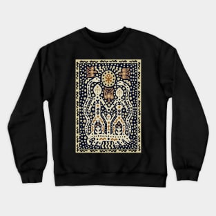 Adam and Eve in Garden of Eden Crewneck Sweatshirt